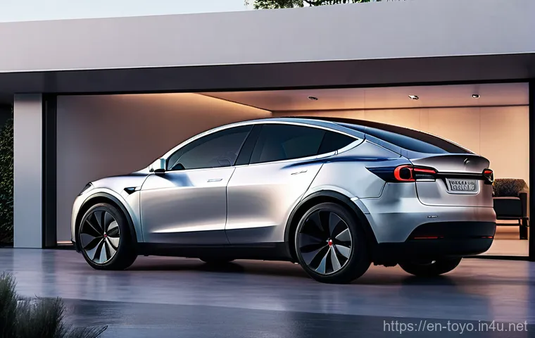 토요타 라브4 하이브리드와 테슬라 모델 Y 비교 - **Prompt for Toyota RAV4 Hybrid - Family Outdoor Adventure:**
    "A 2025 Toyota RAV4 Hybrid, in a v...